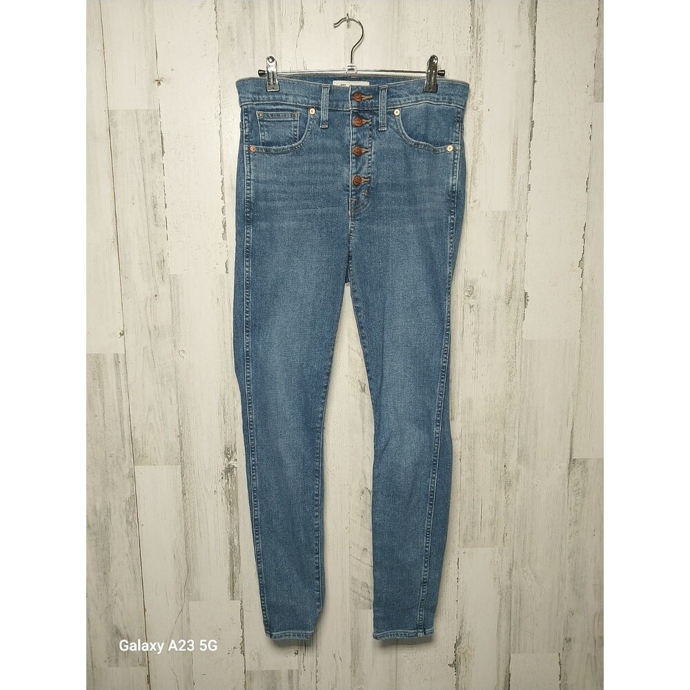 Madewell Women's Skinny Jeans - Medium Blue Wash